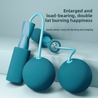 Corde à sauter à grande balle à double usage pour adultes, équipement de fitness pour exercices en salle, roulements pondérés, matériau PP silencieux sans fil en stock