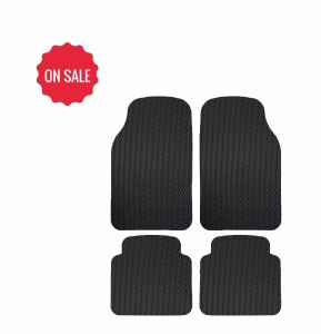 차 SUV 밴 & 트럭, 검정을 위한 본래 4 개 조각 정면 & 후방 고무 지면 매트-전천후 지면 - Product Image 6