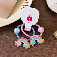 Attaches-cheveux pour enfants à motifs de dessins animés, très populaires, mignonnes, pour queue de cheval, tresses, accessoires capillaires pour petites filles, décorations pour la tête