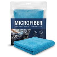 Handuk Mikrofiber Dua Sisi untuk Pengeringan Mobil, Logo Kustom OEM ODM, Harga Pabrik Grosir, Pemasok Besar, Kualitas Premium