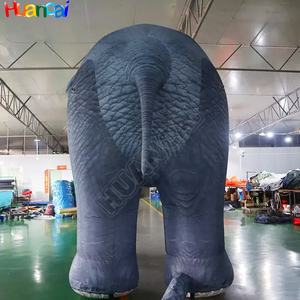 Vente chaude 2024 Grand éléphant gonflable Oxford Modèle d'animal géant pour la publicité avec accessoire souffleur d'air Expédition maritime - Product Image 6