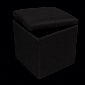 Modern <b>Stool</b> Living Room Furniture Storage Box Fabric Stainless Steel <b>Bamboo</b> Highest Quality Sample Available <b>Stools</b> Counter - Product Image 3