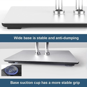 Advertising Aluminum Snap <b>Open</b> Frame Adjustable Poster Stand Floor Standing <b>Sign</b> Holder LED Slim Light Box for Store Exhibition - Product Image 4