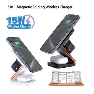<span class=keywords><strong>Chargeur</strong></span> sans fil 25W 3 en 1, station d'accueil <span class=keywords><strong>pour</strong></span> Apple Watch <span class=keywords><strong>8</strong></span> 7 AirPods <span class=keywords><strong>iPhone</strong></span> 16 15 14 13 12 11, station de charge rapide par <span class=keywords><strong>induction</strong></span> - Product Image 1