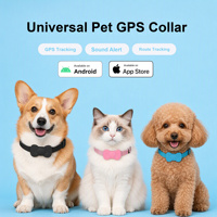 Traceur GPS intelligent pour animaux de compagnie, double système Bluetooth NFC, anti-perte, pour chiens et chats, étanche, suivi en temps réel, 1 an d'autonomie de la batterie