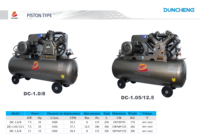 Compresseur d'Air Industriel à Piston 7.5kW 10CV, 3 Pistons, avec Réservoir 300L 8 bars