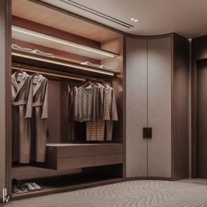 Mobili di Lusso per Hotel Armadio con Ante Scorrevoli in Legno Massiccio Sistema di Archiviazione Completo per Ospitalità Set Completi da Camera da Letto di Fabbrica - Product Image 6