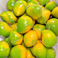 Ballon anti-stress en PVC souple à changement de couleur, à remontée lente, en forme de mangue, pour le marché de gros d'Asie et d'Afrique