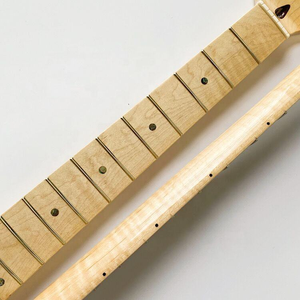 Venta al por mayor de mástiles de guitarra ST TL de 22 trastes de arce flameado para reemplazo de mástil de guitarra - Product Image 2