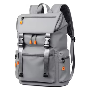 Fashion Unisex Anti-Theft Portable Zipper 20-39L Waterproof Polyester Lined Laptop <b>Backpack</b> for Work Travel School College - Product Image 3