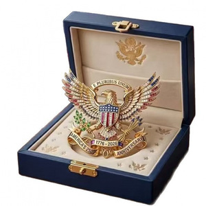 Broche de Aleación del 250 Aniversario de la Independencia Americana, Colgante Metálico, Adorno de Regalo, 1776-2026, Joyería Patriótica - Product Image 4
