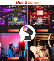 Éclairage sur rail LED RGB à angle réglable 20W 220V Disco Party Lamps Plafond Spot Fixture Pour KTV Club Stage Lighting