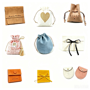 Pochette en velours avec logo personnalisé, estampé à chaud, brodé, avec cordon de serrage, pour bijoux, marque, magasin de détail, emballage e-commerce - Product Image 6