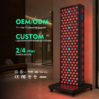 Panneau de luminothérapie rouge grande taille, spectre personnalisé, LED corps entier, infrarouge proche, fabrication OEM