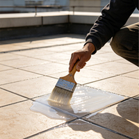 Adhésif transparent imperméable cristallin pour la réparation des fuites de toiture, de murs et de carreaux