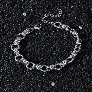 Nueva Innovación en Joyería: Brazalete de Cadena de Aleación con Diseño Simple y Personalizado, Estilo Hiphop, Decoración para Hombre, Joyería de Moda al por Mayor - Product Image 1