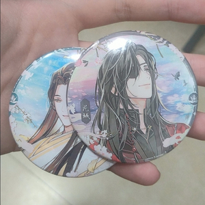2 Broches de la Serie Heaven Official's Blessing para Mochila, Mercancía de Jing Hong <span class=keywords><strong>Yi</strong></span> Meng, Insignia de Tian Guan Ci Fu, Hua <span class=keywords><strong>Cheng</strong></span>, Xie Lian - Product Image 3