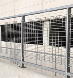 Grille de sol en acier inoxydable électro-forgé à prix d'usine abordable, 25x5 32x5, revêtement en zinc, anti-corrosion, design industriel, extérieur - Product Image 3