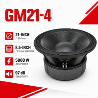 Haut-parleur de graves professionnel 21 pouces 5000W, bobine vocale 8,5 pouces, woofer PA haute puissance GM21-4