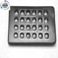 Capuchons de touches et boutons de commutation en acier inoxydable tournés CNC OEM Couvre-clés en métal pour contrôleurs de type perçage et brochage