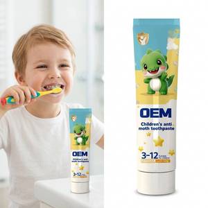 <span class=keywords><strong>Pasta</strong></span> Dental Anticaries <span class=keywords><strong>para</strong></span> Niños OEM ODM Personalizada, 3-12 Años, Fórmula Suave, Protección Dental Saludable, Etiqueta Personalizada Disponible - Product Image 1