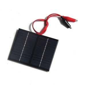 Masuyoshi Mitsu 1.5W 12V Polycrystalline <b>Solar</b> <b>Panel</b> With Tiger Clip For Toy And <b>Small</b> Devices - Product Image 1