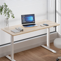 Bureau d'ordinateur personnalisé, réglable en hauteur, électrique, à double levage, table de travail debout pour le bureau à domicile, mobilier de bureau