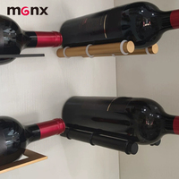 Support à vin en alliage d'aluminium, barre de suspension pour verres à vin, accessoires de quincaillerie pour armoire à vin