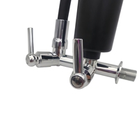 Robinet de cuisine universel flexible avec filtre à eau intégré, mitigeur de lavabo mural en plastique avec purificateur pour l'Amérique du Sud
