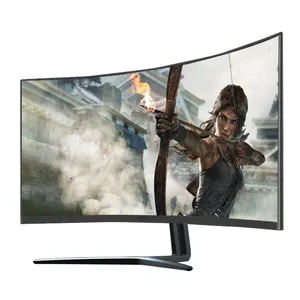 Ultrawide منحني فرملس 244 هرتز 144hz 1ms منحني 28 في شاشة كمبيوتر إل إى دى مقاس 27 بوصة شاشة عرض ألعاب