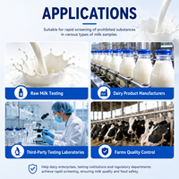 Bandelettes de test rapide 4-en-1 fiables pour la détection des antibiotiques laitières dans les produits laitiers et le lait pasteurisé