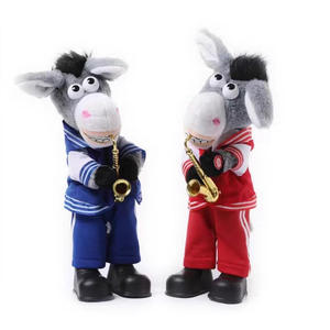 BELO TEMPO Giocattolo di <span class=keywords><strong>Peluche</strong></span> Super Morbido a Forma di <span class=keywords><strong>Asino</strong></span> - <span class=keywords><strong>Asino</strong></span> Elettrico Animato che Canta e Balla per Compleanno - Product Image 1