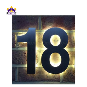 Enseigne extérieure en acier inoxydable, lettres lumineuses 3D en acrylique de luxe pour publicité, logo LED - Product Image 4