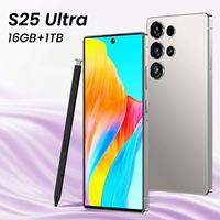 Smartphone S25 ULTRA 5G Desbloqueado, Versión Global, Pantalla HD, Batería de 8000mAh, CPU Deca Core, Cámara Trasera de 108MP, MTK LTE, 16GB 1TB