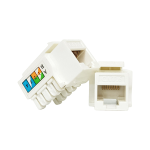 Module réseau Cat5e/Cat6, connecteur Keystone RJ45 non blindé, FTTH Cat5e CAT6, connecteur Keystone <span class=keywords><strong>optique</strong></span> RJ45, module <span class=keywords><strong>fibre</strong></span> <span class=keywords><strong>optique</strong></span> sans outil - Product Image 1