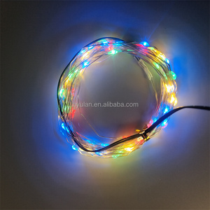 <span class=keywords><strong>Guirlande</strong></span> lumineuse <span class=keywords><strong>LED</strong></span> miniature <span class=keywords><strong>à</strong></span> piles AA, blanc chaud, fil de cuivre, 3m 5m 10m IP20, pour décorations de Noël intérieures - Product Image 4