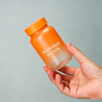 Bouteille en verre de qualité alimentaire de 120 ml, 150 ml, 200 ml pour 30/60/90 capsules, pot en verre cylindrique court recyclable pour vitamines avec bouchon scellé