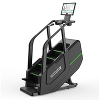 Écran TFT - LCD de 23,8 pouces, appareil de fitness pour escaliers, machine d'exercice commerciale d'intérieur, vitesse réglable, entraînement cardio, équipement de salle de sport