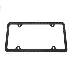 Cadre de plaque d'immatriculation de voiture en Fiber de carbone forgé véritable avec <span class=keywords><strong>4</strong></span> trous minces/support de couverture de plaque d'immatriculation automatique - Product Image 6