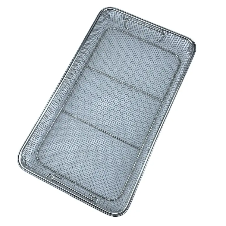 Cesta de acero perforada para cocina, escurridor de fruta de malla de metal inoxidable, gran oferta