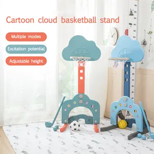 New Design Indoor Kids Basketball Hoop Stand Adjustable Height Mini Indoor Basketball Goal Toy with Ball