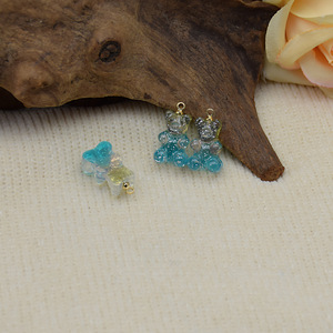 Resin <b>Gummy</b> <b>Bear</b> Charm | Colorful Candy Pendants for Jewelry Making Necklace & Bracelets - Product Image 5