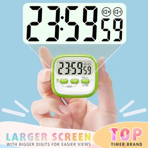 Antonki Lot de 2 minuteurs à cadran en plastique pour <span class=keywords><strong>la</strong></span> salle de classe, pour enfants et enseignants, compte à rebours magnétique, affichage LCD, minuteur de cuisine, cuisson, étude, <span class=keywords><strong>exercice</strong></span> - Product Image 4