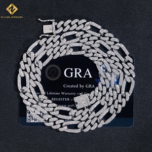 Mejor Precio al por Mayor Cadena Cubana Personalizada de 9MM, Joyería Fina de Moda Urbana Hip Hop, Collar de Plata Esterlina S925 - Product Image 1