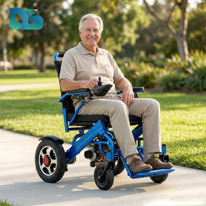 Sedia a Rotelle Elettrica Ultra Leggera in Lega di Alluminio <span class=keywords><strong>per</strong></span> Veicoli Accessibili, Modello Standard <span class=keywords><strong>per</strong></span> <span class=keywords><strong>Disabili</strong></span> - Product Image 2