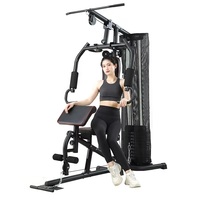MAXSONG – Vente en gros usine – Appareil de fitness commercial multifonction en métal pour exercices à poids libre – Station de musculation 3-en-1 pour la maison