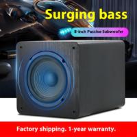 Caisson de Basses Passif Rectangulaire K8 8 Pouces 100W, Basses Super Puissantes pour Home Cinéma, Audio Auto Universel et Utilisation Domestique
