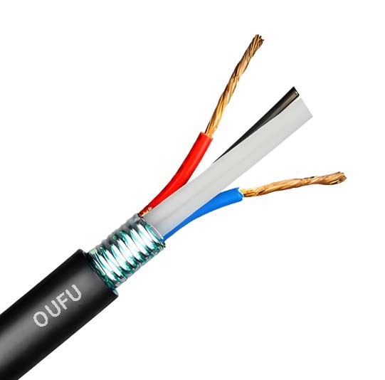 2026 New Custom Single-Mode Hybrid Optical Cable 1 2 4 6 8 12 Core Fiber Optic Copper Wire Communication Cables