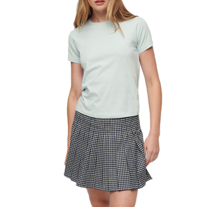 Conjunto de Camiseta y Pantalones Cortos de Verano para Mujer, Transpirable, Holgado, 100% Algodón, Cuello Redondo, Estampado - Product Image 1