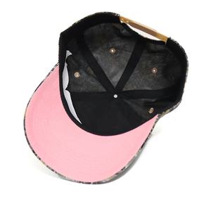 الشركة المصنعة تخصيص تصميم العلامة التجارية الخاصة بك شعار الموضة الجديدة نظرة جديدة ورقة ورقة قبعة التمويه إطار خمسة لوحة الغابات - Product Image 5